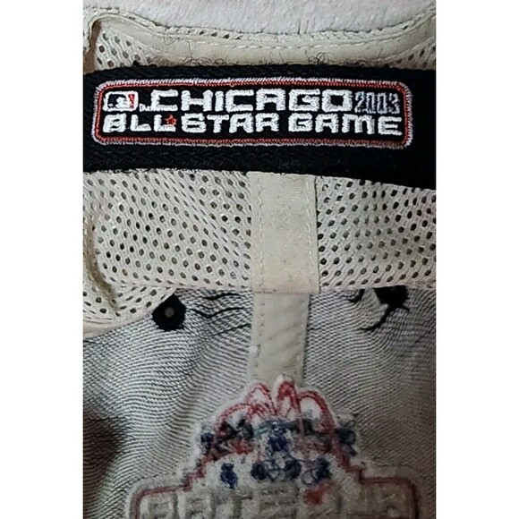 White Sox MLB All-Star Game 2003 Teams Retro  Trucker Cap Defect Inner Cap Vtg - Picture 12 of 12